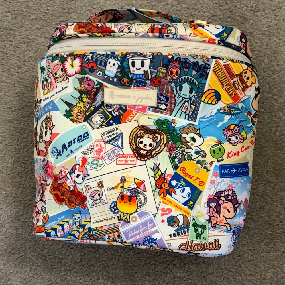 TOKIDOKI x Jujube KAWAII Around The World Makeup Bag 🌈